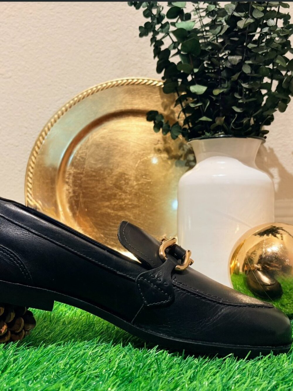 Arezzo Emma - Size 9 Black Leather Loafer Women *BRAND NEW* - Picture 2 of 4